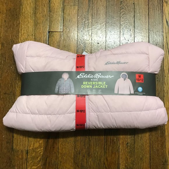 NWT Eddie Bauer Girl's Reversible Jacket - Picture 1 of 6